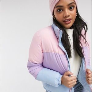 Pastel puff jacket